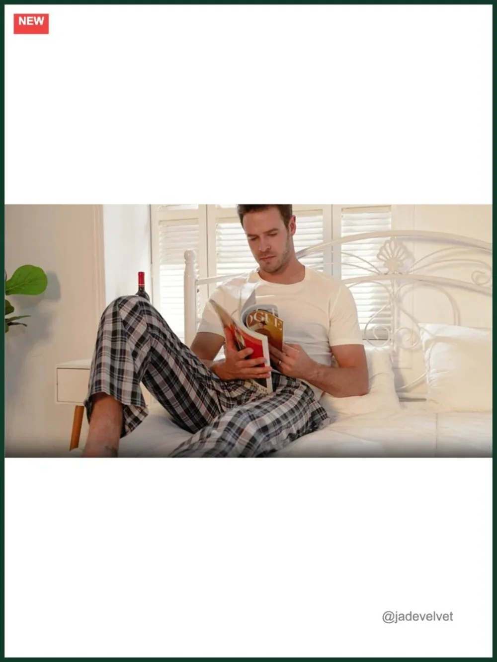 Cotton Pajama Pants Set 3-Pack Sleep Lounge Bottoms with Pockets